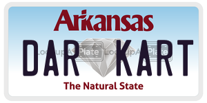 DARKART  license plate in AR