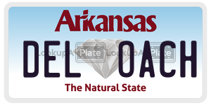 DELOACH  license plate in AR