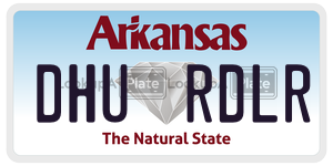 DHURDLR  license plate in AR
