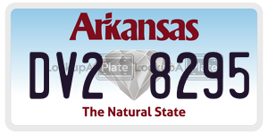 DV28295  license plate in AR