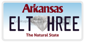ELTHREE  license plate in AR