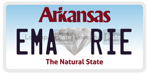 EMARIE  license plate in AR