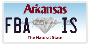 FBAIS  license plate in AR