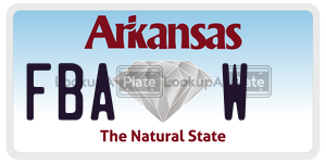 FBAW  license plate in AR