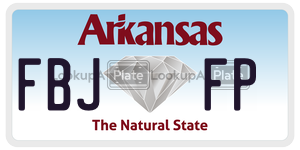 FBJFP  license plate in AR