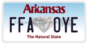 FFAOYE  license plate in AR
