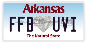 FFBUVI license plate in Arkansas