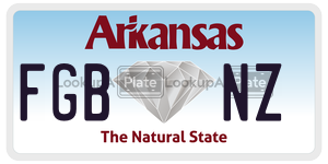 FGBNZ  license plate in AR