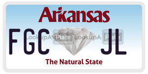 FGCJL  license plate in AR