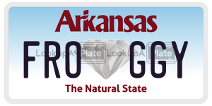 FROGGY  license plate in AR