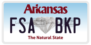 FSABKP  license plate in AR