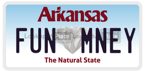 FUNMNEY  license plate in AR