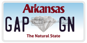 GAPGN  license plate in AR