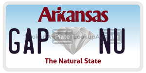 GAPNU  license plate in AR