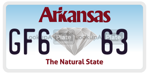 GF663  license plate in AR