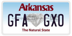 GFAGXO  license plate in AR