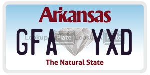 GFAYXD  license plate in AR