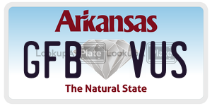 GFBVUS  license plate in AR