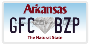 GFCBZP  license plate in AR