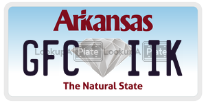 GFCIIK  license plate in AR