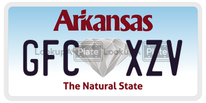 GFCXZV  license plate in AR