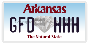 GFDHHH  license plate in AR