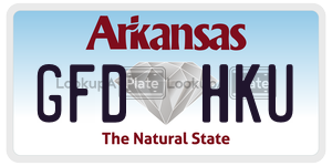 GFDHKU  license plate in AR