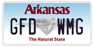 GFDWMG  license plate in AR