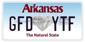GFDYTF  license plate in AR