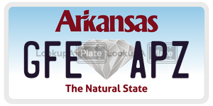 GFEAPZ  license plate in AR