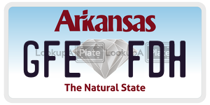 GFEFDH  license plate in AR