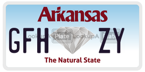 GFHZY  license plate in AR