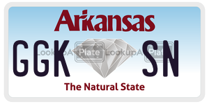 GGKSN  license plate in AR
