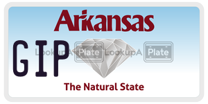 GIP  license plate in AR