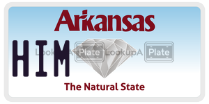 HIM  license plate in AR