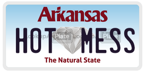 HOTMESS license plate in Arkansas
