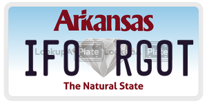 IFORGOT  license plate in AR
