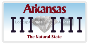 IIIIIII  license plate in AR