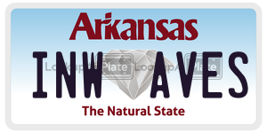 INWAVES  license plate in AR