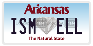 ISMELL  license plate in AR
