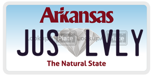 JUSLVLY  license plate in AR