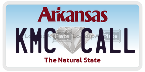 KMCCALL  license plate in AR