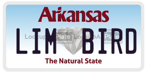 LIMBIRD  license plate in AR