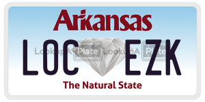 LOCEZK  license plate in AR