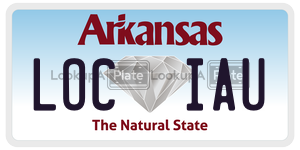 LOCIAU  license plate in AR