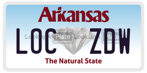 LOCZDW  license plate in AR