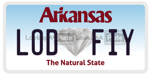 LODFIY  license plate in AR