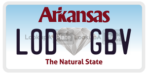 LODGBV  license plate in AR