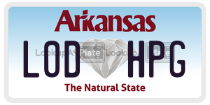 LODHPG  license plate in AR