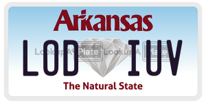 LODIUV  license plate in AR